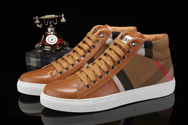 Burberry High-Top Fashion Men Shoes--017